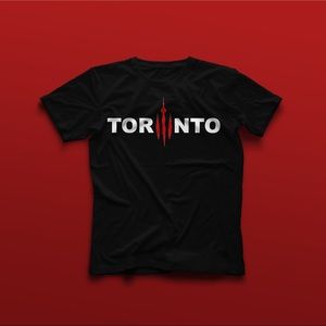 🆕 Toronto CN Tower Raptors T-Shirt